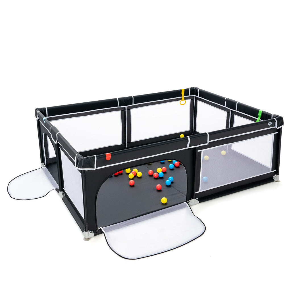 Extra-Large Safety Baby Fence with 50 Ocean Balls