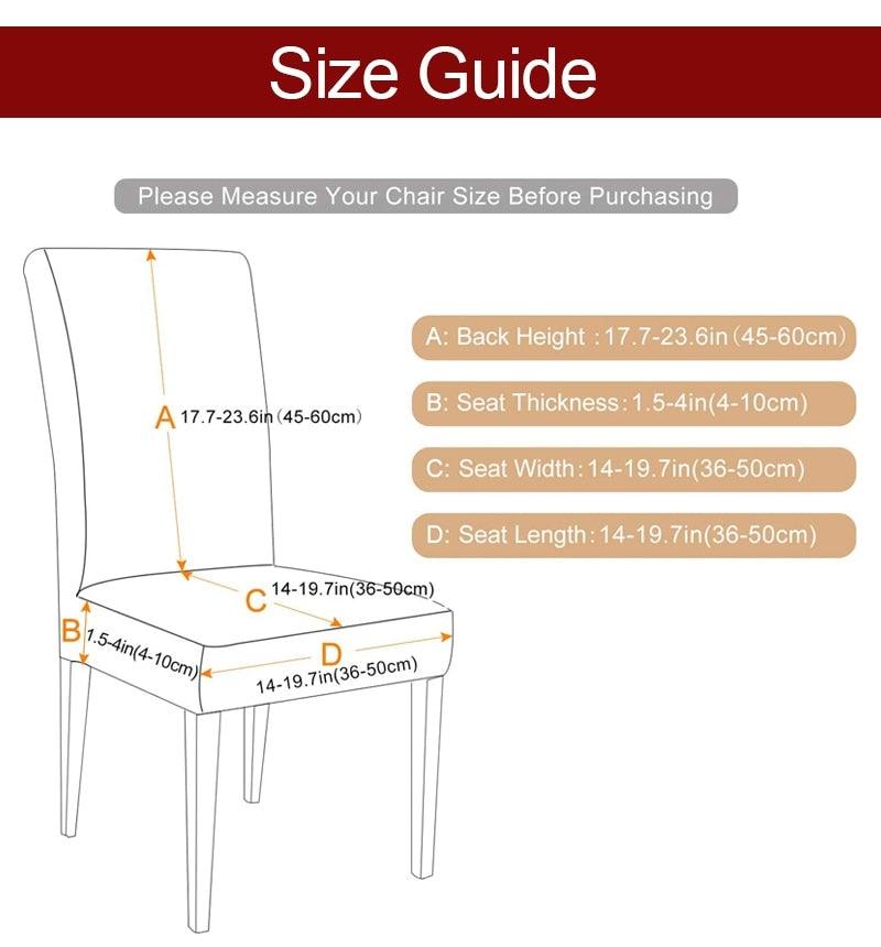 Chair Covers For Dining Room Stretch Spandex Removable Washable Anti-dust Seat Slipcover Multicolor  Chair covers  Chair Covers For Dining Room With Printed Patterns Easy Slip-on Stretchy Dining Room Chair Covers