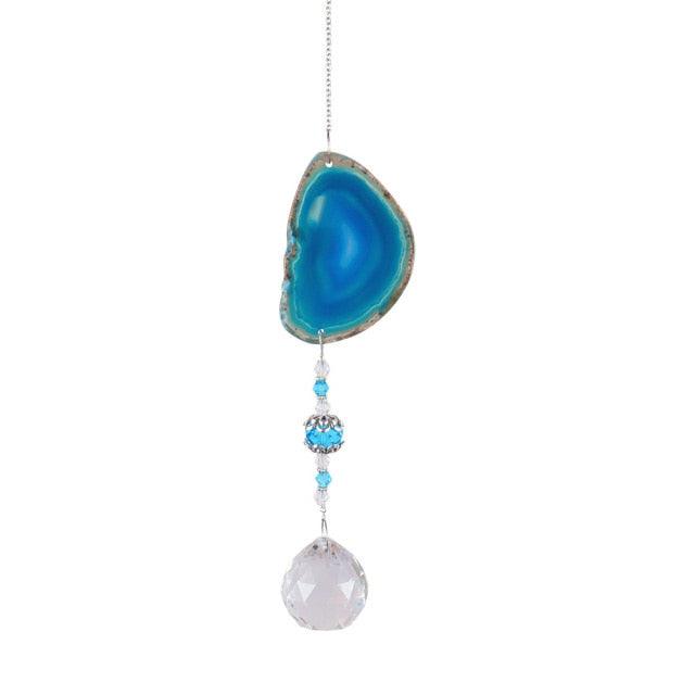 Chandelier Crystals Prisms For Window Sun-catchers Rainbow Chaser Amber Wind Chime Pendant Ball Colorful Beads Hanging Drop Handmade Jewellery Prisms Hanging Ornament Crystal Pendants For Home Office Garden  Wind-chime For Window Home Decor