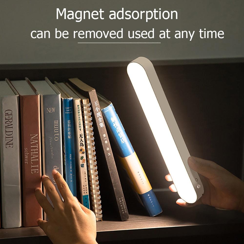 Desk Lamp USB Lamp USB LED Light Computer Table Lamp Magnetic Office Study Reading Light Rechargeable For Bedroom Decorative Table Lamp Cute Study Lamps for Bedroom Décor