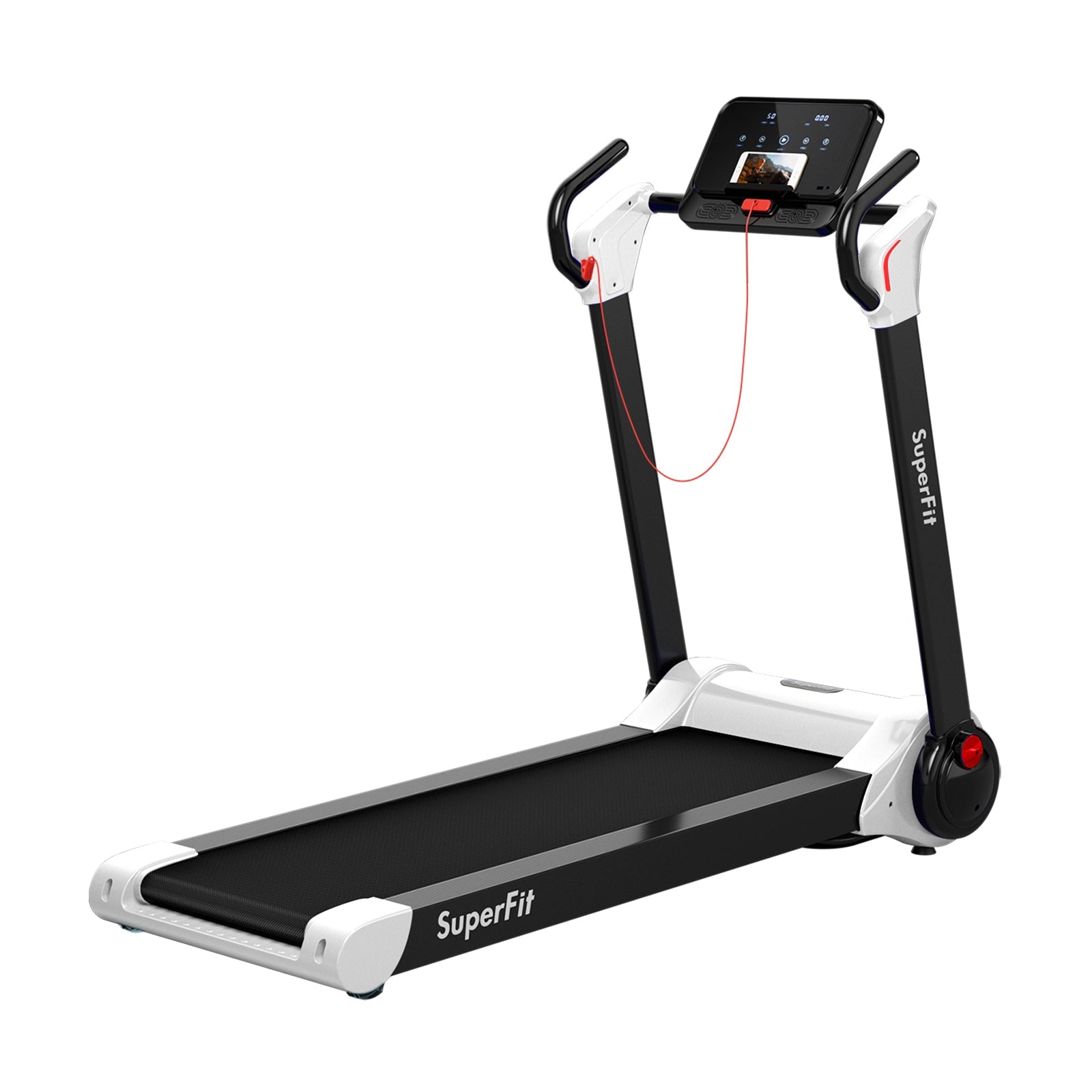 2.25 HP Electric Motorized Folding Running Treadmill Machine with LED Display