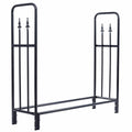4 Feet Outdoor Heavy Duty Steel Firewood Wood Storage Rack