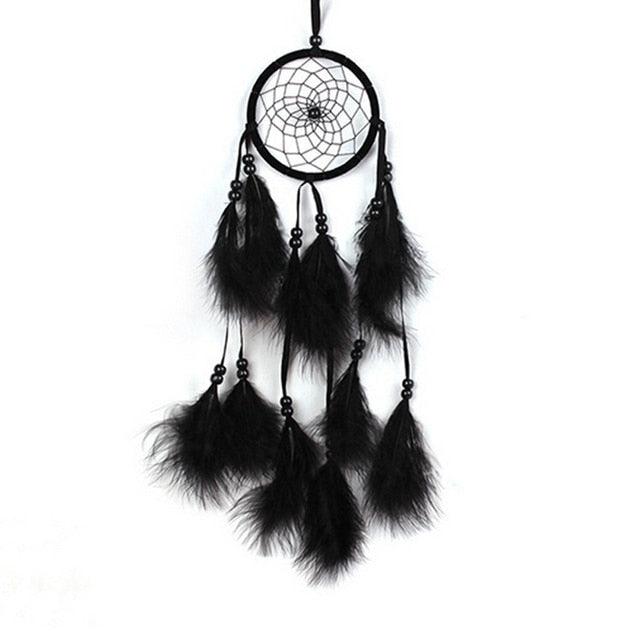 Handmade Dream Catcher Feather Car Interior Rear view Mirror Mini Home Decoration Retro Feather Dream net Catcher Feathers Wall Hanging Dream Net Weaving Decor Gifts for Car Room Decor Charms Pendant Decor Wall Hanging Ornaments