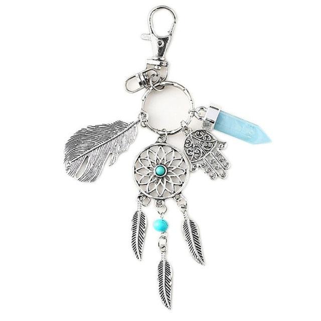 Handmade Dream Catcher Feather Car Interior Rear view Mirror Mini Home Decoration Retro Feather Dream net Catcher Feathers Wall Hanging Dream Net Weaving Decor Gifts for Car Room Decor Charms Pendant Decor Wall Hanging Ornaments