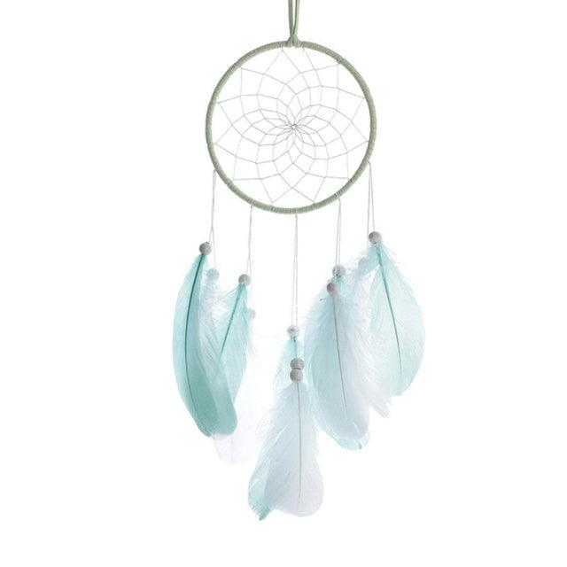 Heart Shape Creative Handmade Vintage Dream Catcher Wedding Decoration LED Handmade Heart Shape Feather Design Dream Catchers For Wall Hanging Decor Home Decoration Festival Gift Wind Chimes Party Feather Room Decor