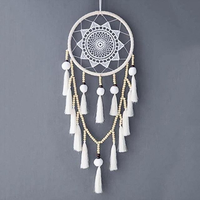 Heart Shape Creative Handmade Vintage Dream Catcher Wedding Decoration LED Handmade Heart Shape Feather Design Dream Catchers For Wall Hanging Decor Home Decoration Festival Gift Wind Chimes Party Feather Room Decor