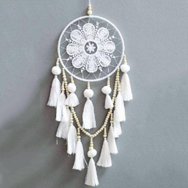Heart Shape Creative Handmade Vintage Dream Catcher Wedding Decoration LED Handmade Heart Shape Feather Design Dream Catchers For Wall Hanging Decor Home Decoration Festival Gift Wind Chimes Party Feather Room Decor