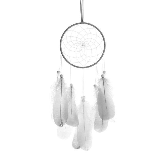 Heart Shape Creative Handmade Vintage Dream Catcher Wedding Decoration LED Handmade Heart Shape Feather Design Dream Catchers For Wall Hanging Decor Home Decoration Festival Gift Wind Chimes Party Feather Room Decor