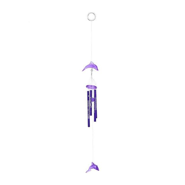 Home Decoration Hanging Wind Chimes For Kids Birthday Gift Door Garden Crystal Dolphin Wind Chimes Outdoor Corridors Lawns Gardens and Interior Decoration Gifts for Everyone Memorial Wind Chimes