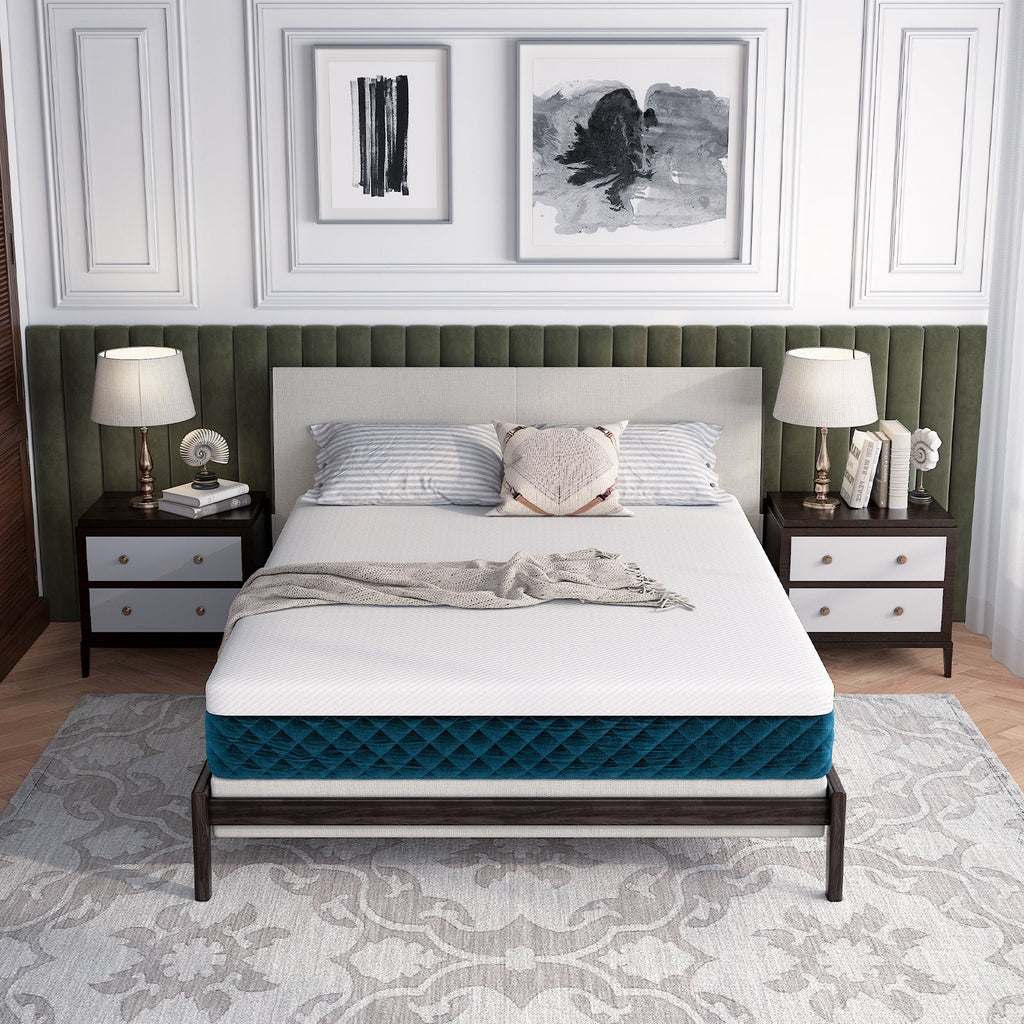 10 Inch Mattress with Jacquard Fabric Cover in a Box