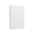 Foldable Armoire Wardrobe Closet with 10 Cubes