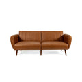 3 Seat Convertible Sofa Bed with Adjustable Backrest for Living Room