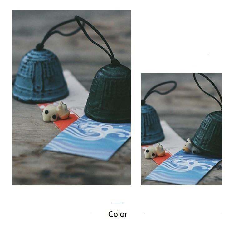 Iron Wind Chime Retro Hanging Bell Outdoor Hanging Wind Bell Suit For Home Car Decoration Iron Lucky Temple Wind Bell Memorial And Sympathy Wind Chimes For Outside Or Indoor For Good Luck Garden Patio Balcony