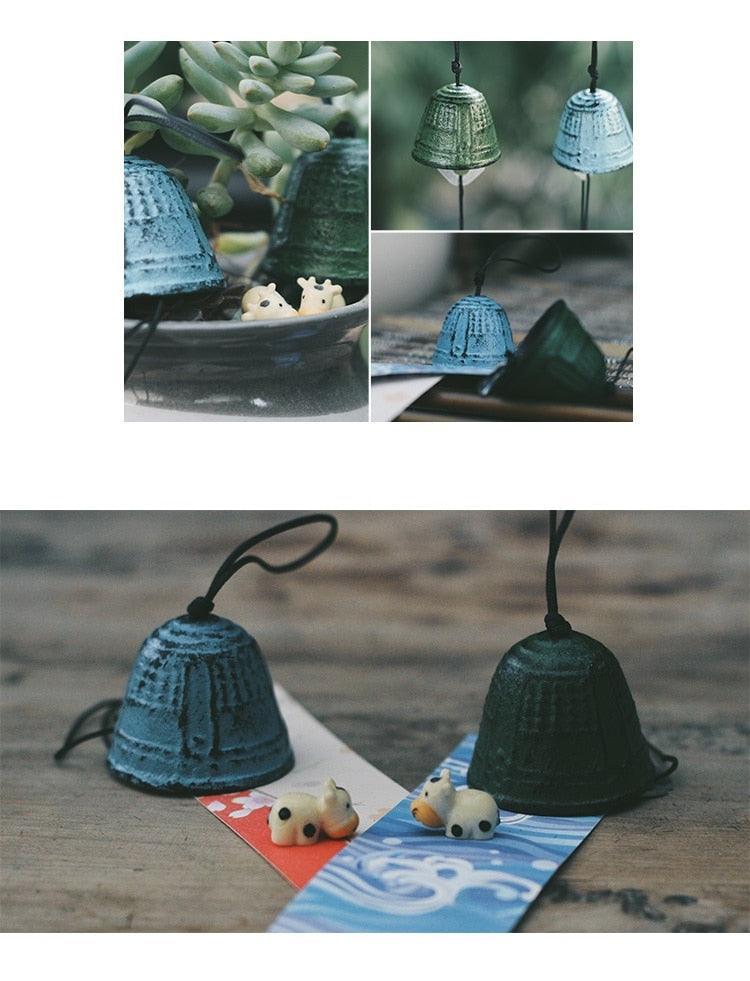 Iron Wind Chime Retro Hanging Bell Outdoor Hanging Wind Bell Suit For Home Car Decoration Iron Lucky Temple Wind Bell Memorial And Sympathy Wind Chimes For Outside Or Indoor For Good Luck Garden Patio Balcony
