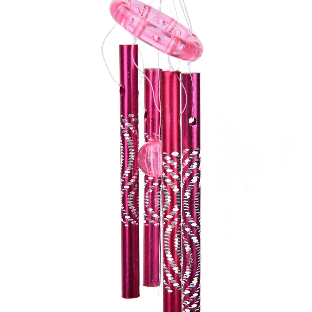 Music Wind Chime Idyllic Farm Decoration New Creative Crystal Cute Dolphin 4 Metal Tubes Wind Chime Home Garden Hanging Decor Outdoor Corridors Lawns Gardens & Interior Decoration Gifts for Everyone Memorial Wind Chimes For Loved One's
