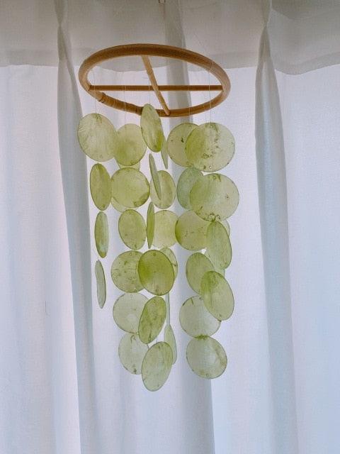 Natural Outdoor Shell Wind Chime Nordic Korean Style Hotel Dorm Home Office Nursery Decor Hanging Accessories For Gift Decoration Photography Wind Chimes