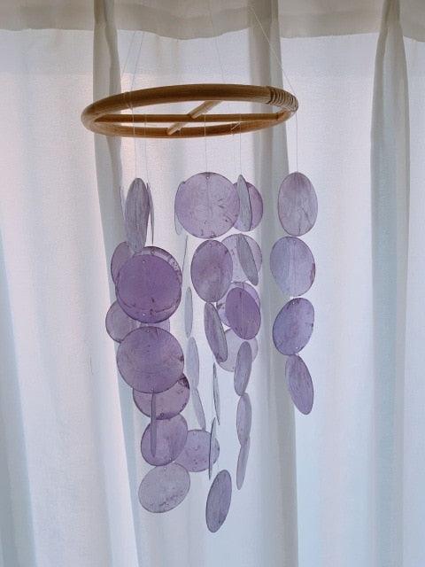 Natural Outdoor Shell Wind Chime Nordic Korean Style Hotel Dorm Home Office Nursery Decor Hanging Accessories For Gift Decoration Photography Wind Chimes
