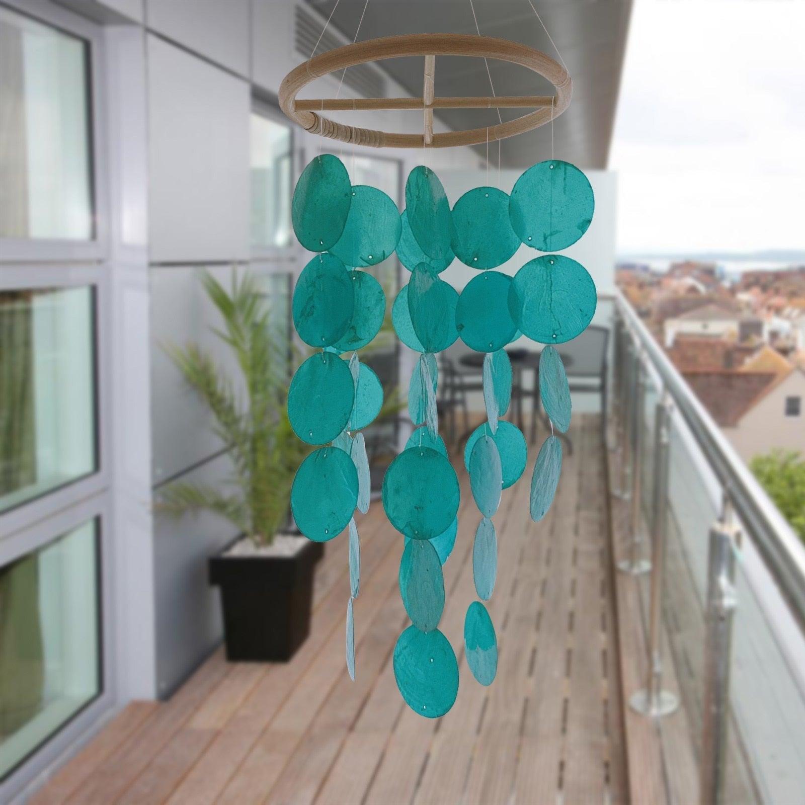 Natural Shell Wind Chime Outdoor Nordic Korean Style Decoration Hotel Dorm Home Office Wind Catcher Nursery Decor Hanging Decorations Photography Accessories Gift For Mom