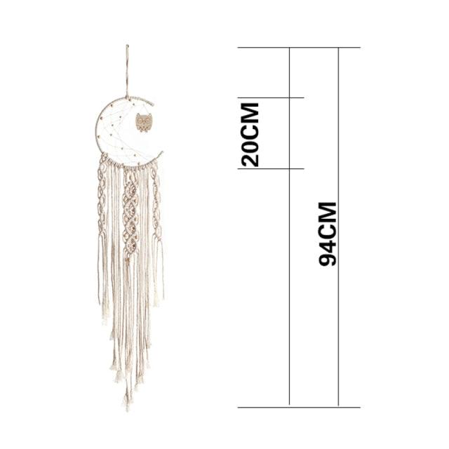 Star Moon Sun Dream Catcher Home Wall Décor Moon Dream Catcher Wall Decor Wall Hanging Aesthetic Room Home Decor For Teenage Girl Room Decor Wedding Decoration Girls Kid Garden Decoration Wind Chimes With Light Gifts