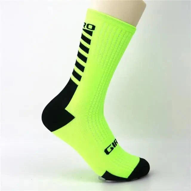 Trendy Men Women Sport Cycling Riding Socks Colorful Basketball Climbing Running Socks Vintage Breathable Bike Socks Sports Socks Athletic Socks For Running Cycling Basketball Hiking