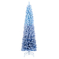 6/7 Feet Snow-flocked Artificial Christmas Tree with 220/290 Warm White LED Lights
