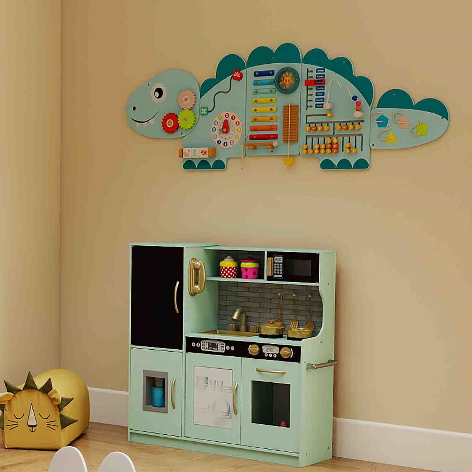 3-in-1 Kids Play and Learning Center Set