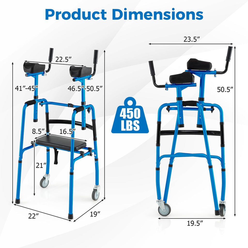 Versatile Rolling Walker for Rehabilitation Training