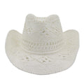Vintage Straw Cowboy Hat Hand Made Beach Straw Hat Summer Outdoor Men's And Women's Big Brim Sun Hat  Elegant Party Cap Sun Protection Unisex Hats Breathable Hat