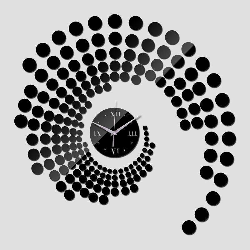 Wall Clock Acrylic Art Geometric Abstract 3D Mirror Watch Clocks Home Living Room Decoration DIY 3D Clock Acrylic Mirror Wall Clock Decor Sticker Irregular Clock Composed Wall Art Decals Wallpaper Home Decor for Living Room Bedroom Decoration